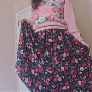 Vintage Floral Skirt